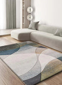 ALFOMBRA BADET 40377 DE ESTILO ABSTRACTO EN COLOR GRIS - Alfombras - El Workshop-150 x 80 x 1 cm
