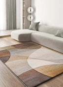 ALFOMBRA BADET 40377 DE ESTILO ABSTRACTO EN MULTICOLOR - Alfombras - El Workshop-150 x 80 x 1 cm