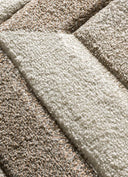 ALFOMBRA BADET 40504 DE ESTILO GEOMÉTRICO EN COLOR MARRÓN en ambiente decorado (3)