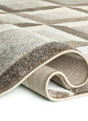ALFOMBRA BADET 40504 DE ESTILO GEOMÉTRICO EN COLOR MARRÓN en ambiente decorado (4)
