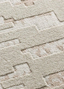 ALFOMBRA BARESA 12946 DE ESTILO ABSTRACTO CON RELIEVE EN COLOR BEIGE - Alfombras - El Workshop-150 x 80 x 1 cm