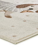 ALFOMBRA INFANTIL BEATS 40485 CON PERROS SALCHICHA EN COLOR BLANCO - Alfombras - El Workshop-170 x 120 x 0.9 cm