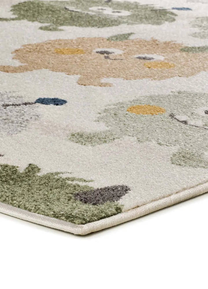 ALFOMBRA INFANTIL BEATS 40501 CON MONSTRUOS EN COLOR AZUL - Alfombras - El Workshop-170 x 120 x 0.9 cm