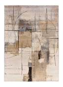 ALFOMBRA BERUTI 12921 DE ESTILO ABSTRACTO EN COLOR BEIGE - Alfombras - El Workshop-150 x 80 x 1 cm
