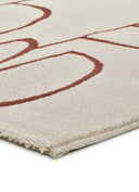 ALFOMBRA BERUTI 12923 DE ESTILO GEOMÉTRICO EN COLOR BEIGE Y CALDERA - Alfombras - El Workshop-150 x 80 x 1 cm