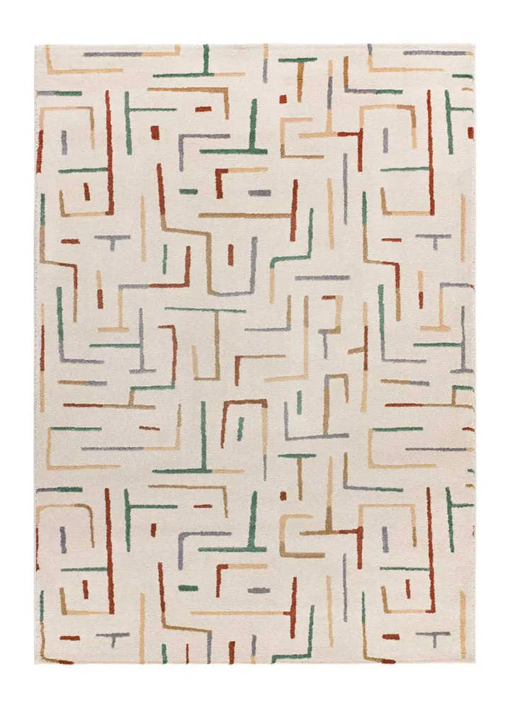 ALFOMBRA BERUTI 12925 DE ESTILO GEOMÉTRICO EN MULTICOLOR - Alfombras - El Workshop-150 x 80 x 1 cm