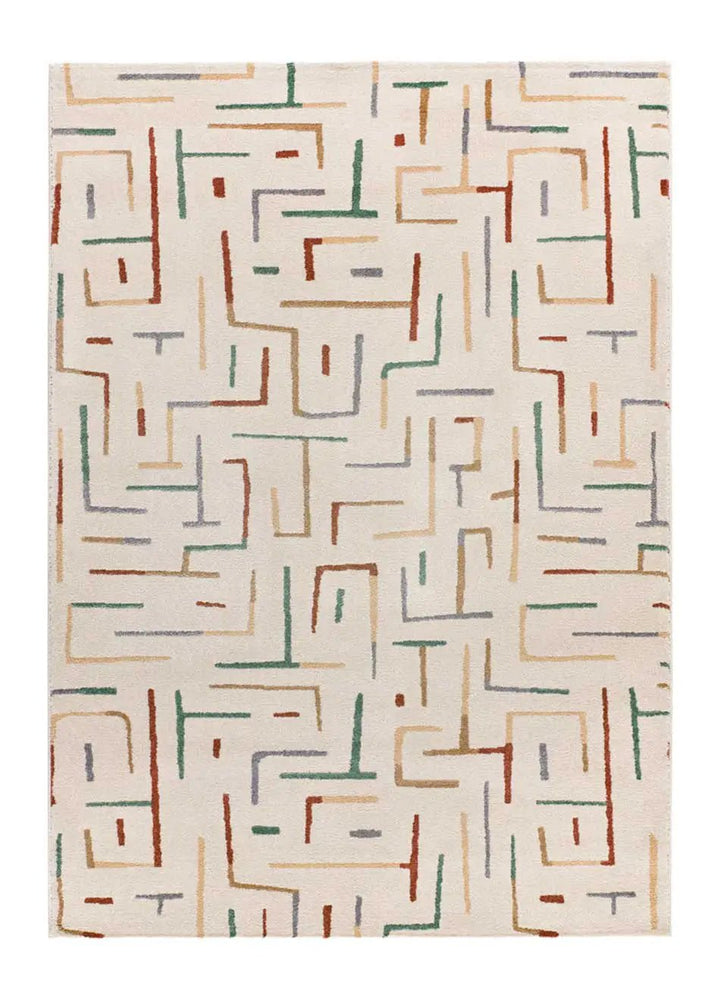 ALFOMBRA BERUTI 12925 DE ESTILO GEOMÉTRICO EN MULTICOLOR, foto de producto