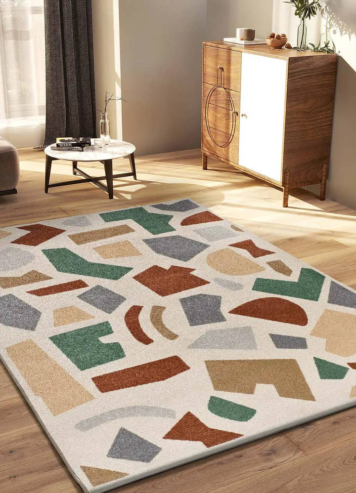 ALFOMBRA BERUTI 12926 DE ESTILO GEOMÉTRICO EN MULTICOLOR - Alfombras - El Workshop-150 x 80 x 1 cm