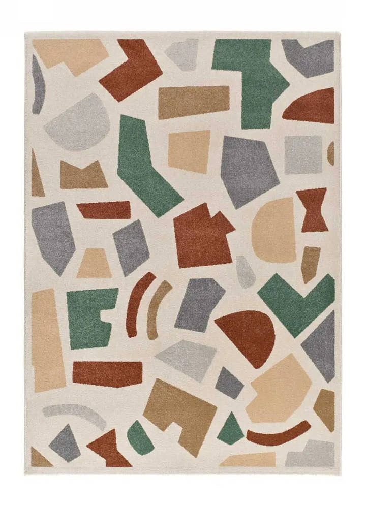 ALFOMBRA BERUTI 12926 DE ESTILO GEOMÉTRICO EN MULTICOLOR - Alfombras - El Workshop-150 x 80 x 1 cm