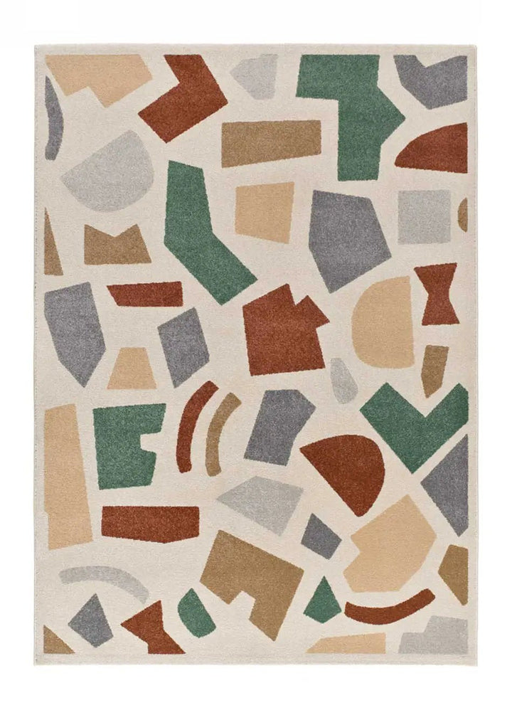 ALFOMBRA BERUTI 12926 DE ESTILO GEOMÉTRICO EN MULTICOLOR, foto de producto