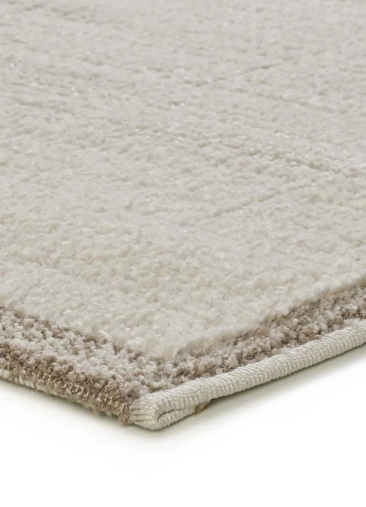 ALFOMBRA CANDELA 2308 DE ESTILO ESCANDINAVO EN COLOR CREMA - Alfombras - El Workshop-150 x 80 x 1.4 cm
