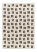 ALFOMBRA CANDELA 2450 DE ESTILO GEOMÉTRICO EN COLOR MARRÓN, foto de producto