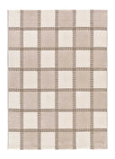 ALFOMBRA CANDELA 2451 DE ESTILO GEOMÉTRICO EN COLOR CREMA, foto de producto