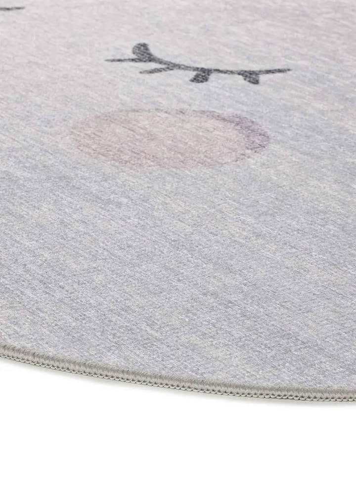 ALFOMBRA INFANTIL CANDY 24064 CON NUBE EN COLOR PLATA - Alfombras - El Workshop-120 x 80 x 0.3 cm