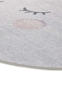 ALFOMBRA INFANTIL CANDY 24064 CON NUBE EN COLOR PLATA - Alfombras - El Workshop-120 x 80 x 0.3 cm