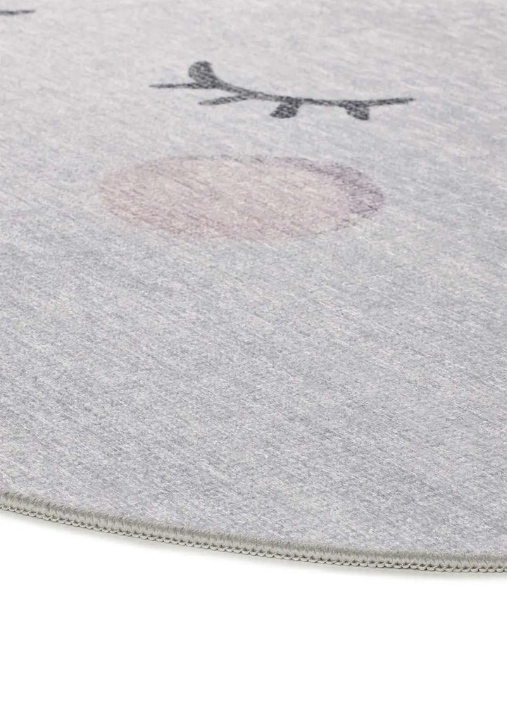 ALFOMBRA INFANTIL CANDY 24064 CON NUBE EN COLOR PLATA - Alfombras - El Workshop-120 x 80 x 0.3 cm