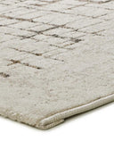 ALFOMBRA CERES 28001 DE ESTILO MODERNO EN COLOR CREMA Y MARRÓN - Alfombras - El Workshop-120 x 80 x 0.7 cm