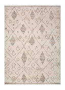 ALFOMBRA CERES 54008 DE ESTILO ÉTNICO EN COLOR CREMA Y MARRÓN - Alfombras - El Workshop-120 x 80 x 0.7 cm