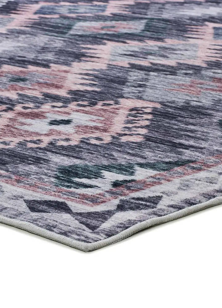 ALFOMBRA CLASS 20210 DE ESTILO ÉTNICO EN MULTICOLOR - Alfombras - El Workshop-150 x 80 x 0.4 cm