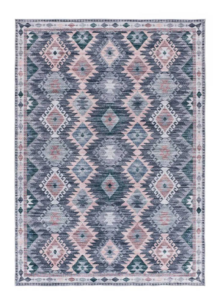 ALFOMBRA CLASS 20210 DE ESTILO ÉTNICO EN MULTICOLOR - Alfombras - El Workshop-150 x 80 x 0.4 cm