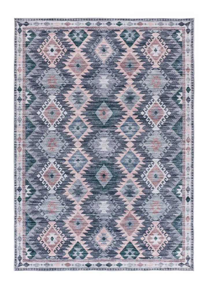 ALFOMBRA CLASS 20210 DE ESTILO ÉTNICO EN MULTICOLOR - Alfombras - El Workshop-150 x 80 x 0.4 cm