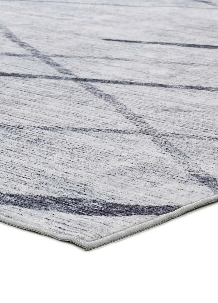 ALFOMBRA CLASS 22036 DE ESTILO ÉTNICO EN COLOR GRIS - Alfombras - El Workshop-150 x 80 x 0.4 cm