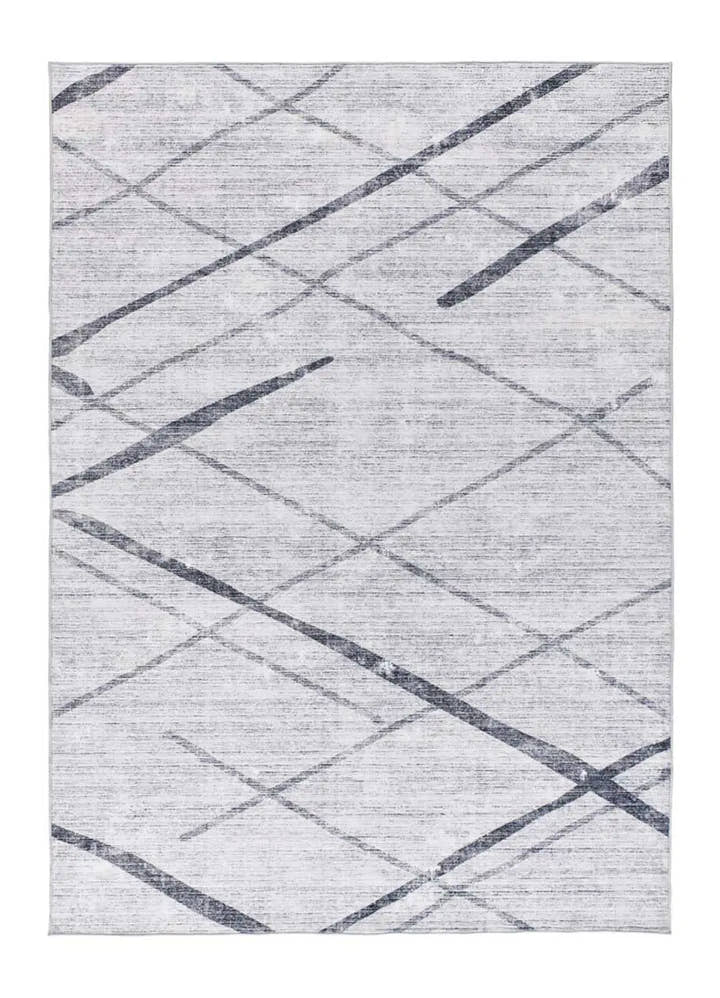 ALFOMBRA CLASS 22036 DE ESTILO ÉTNICO EN COLOR GRIS - Alfombras - El Workshop-150 x 80 x 0.4 cm