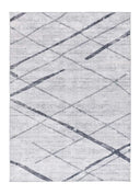 ALFOMBRA CLASS 22036 DE ESTILO ÉTNICO EN COLOR GRIS - Alfombras - El Workshop-150 x 80 x 0.4 cm