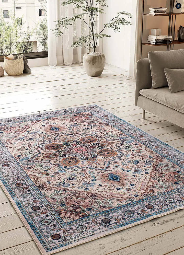 ALFOMBRA CLASS 22054 DE ESTILO VINTAGE EN MULTICOLOR - Alfombras - El Workshop-150 x 80 x 0.4 cm