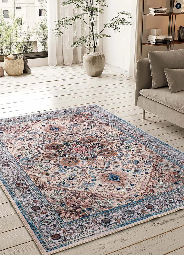 ALFOMBRA CLASS 22054 DE ESTILO VINTAGE EN MULTICOLOR