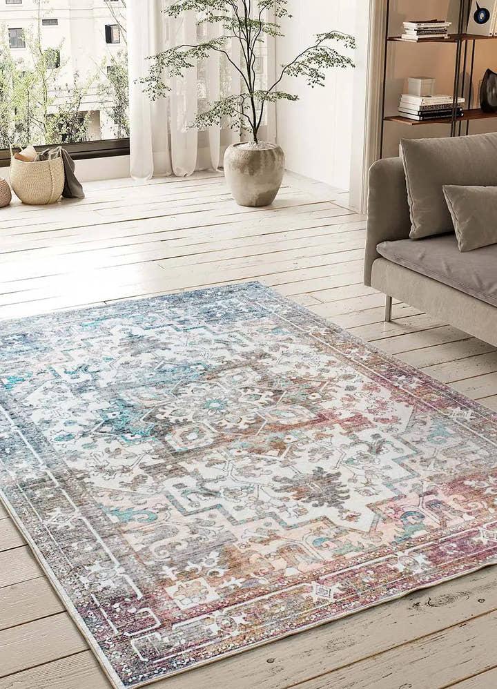 ALFOMBRA CLASS 23004 DE ESTILO VINTAGE EN MULTICOLOR - Alfombras - El Workshop-150 x 80 x 0.4 cm