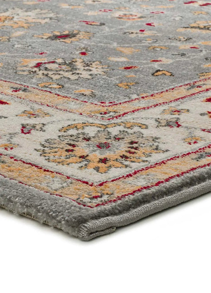 ALFOMBRA CLASSIC 12505 DE ESTILO CLÁSICO EN COLOR PLATA en ambiente decorado (2)
