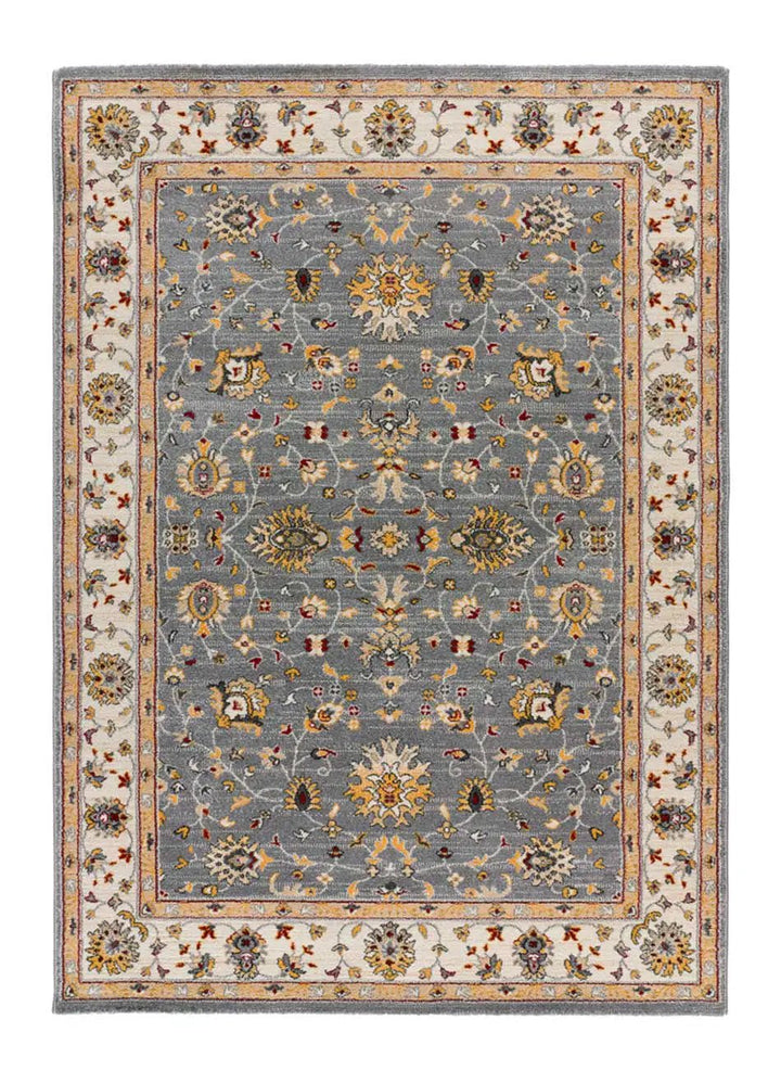 ALFOMBRA CLASSIC 12505 DE ESTILO CLÁSICO EN COLOR PLATA - Alfombras - El Workshop-150 x 80 x 1 cm