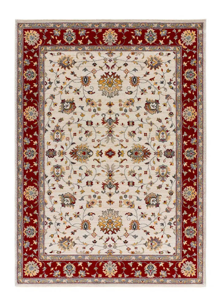 ALFOMBRA CLASSIC 12505 DE ESTILO CLÁSICO EN COLOR CREMA - Alfombras - El Workshop-150 x 80 x 1 cm
