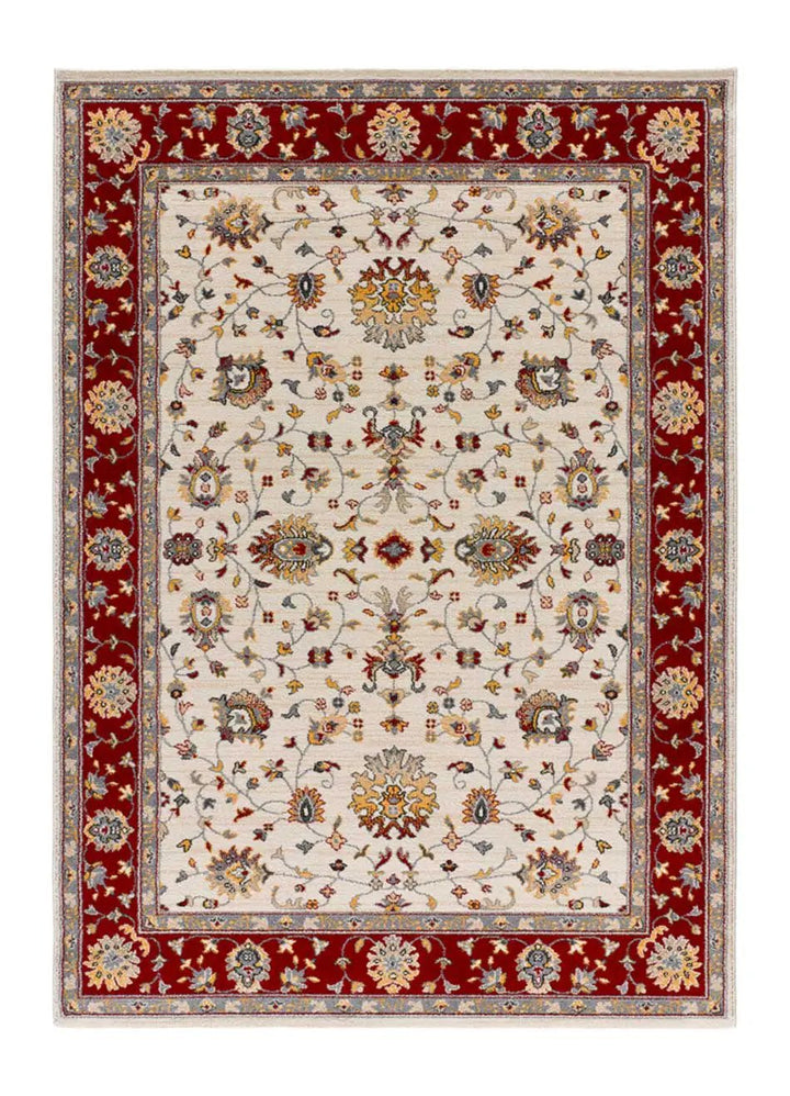 ALFOMBRA CLASSIC 12505 DE ESTILO CLÁSICO EN COLOR CREMA - Alfombras - El Workshop-150 x 80 x 1 cm