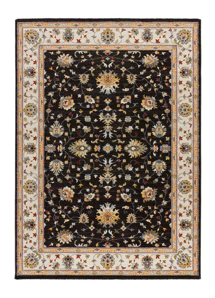 ALFOMBRA CLASSIC 12505 DE ESTILO CLÁSICO EN COLOR ANTRACITA - Alfombras - El Workshop-150 x 80 x 1 cm