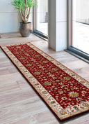 ALFOMBRA CLASSIC 12505 DE ESTILO CLÁSICO EN COLOR ROJO - Alfombras - El Workshop-150 x 80 x 1 cm