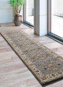 ALFOMBRA CLASSIC 12505 DE ESTILO CLÁSICO EN COLOR PLATA - Alfombras - El Workshop-150 x 80 x 1 cm