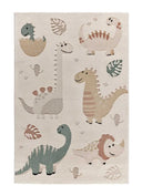 ALFOMBRA INFANTIL CLOWN 2351 CON DINOSAURIOS EN MULTICOLOR - Alfombras - El Workshop-170 x 120 x 1.4 cm