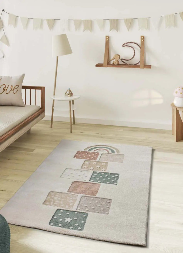 ALFOMBRA INFANTIL CLOWN 2365 CON JUEGOS EN MULTICOLOR