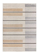 ALFOMBRA CRAFT 12929 DE ESTILO ÉTNICO EN COLOR GRIS Y BEIGE - Alfombras - El Workshop-150 x 80 x 1 cm