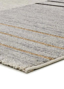 ALFOMBRA CRAFT 12936 DE ESTILO GEOMÉTRICO EN COLOR GRIS Y BEIGE - Alfombras - El Workshop-150 x 80 x 1 cm
