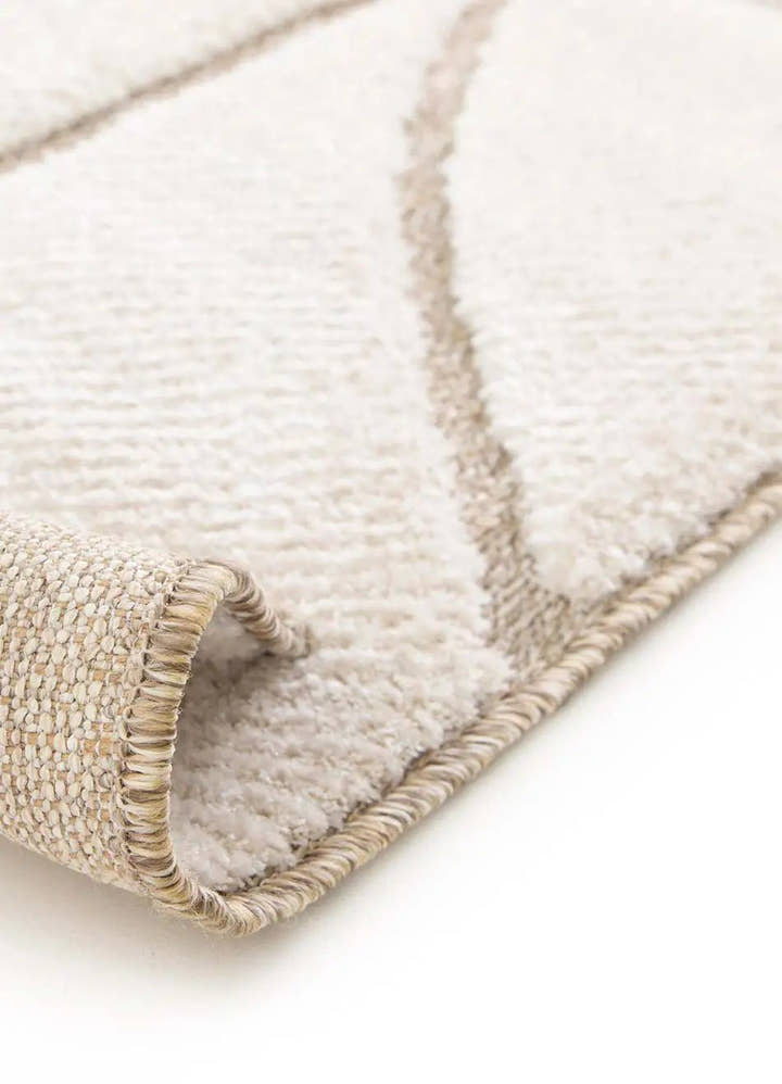 ALFOMBRA DIENA 40406 DE ESTILO ESCANDINAVO CON RELIEVE EN COLOR BLANCO - Alfombras - El Workshop-150 x 80 x 1.1 cm