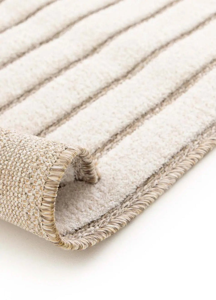 ALFOMBRA DIENA 40424 DE ESTILO ESCANDINAVO CON RELIEVE EN COLOR BLANCO - Alfombras - El Workshop-150 x 80 x 1.1 cm