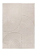 ALFOMBRA DIENA 40424 DE ESTILO ESCANDINAVO CON RELIEVE EN COLOR BLANCO - Alfombras - El Workshop-150 x 80 x 1.1 cm