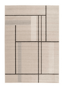 ALFOMBRA DOMUS 32302 DE ESTILO GEOMÉTRICO EN COLOR BEIGE - Alfombras - El Workshop-150 x 80 x 0.9 cm