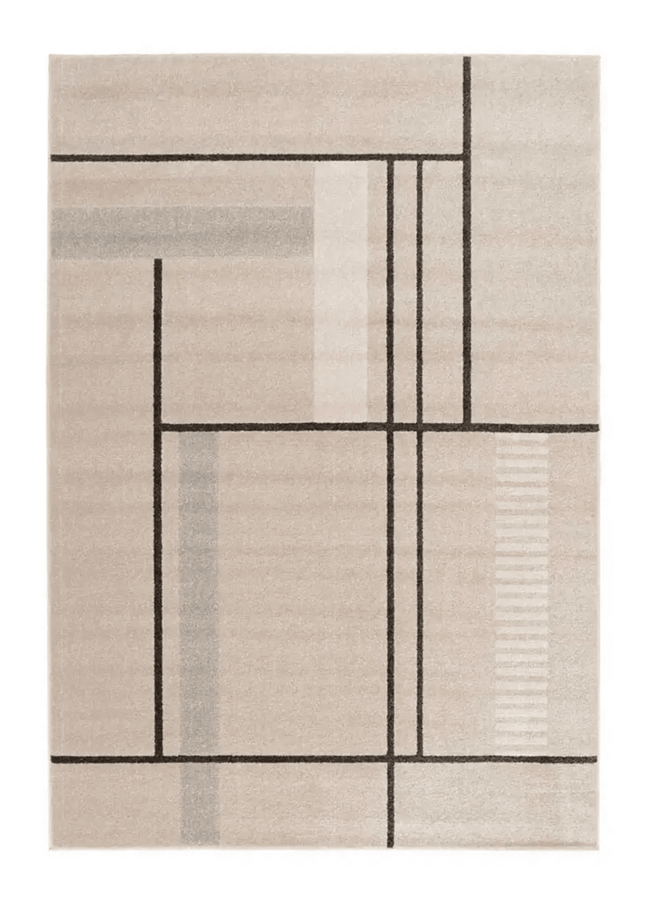 ALFOMBRA DOMUS 32302 DE ESTILO GEOMÉTRICO EN COLOR BEIGE - Alfombras - El Workshop-150 x 80 x 0.9 cm
