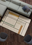 ALFOMBRA DOMUS 32302 DE ESTILO ESCANDINAVO EN MULTICOLOR - Alfombras - El Workshop-150 x 80 x 0.9 cm