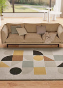ALFOMBRA DOMUS 32311 DE ESTILO ESCANDINAVO EN MULTICOLOR - Alfombras - El Workshop-150 x 80 x 0.9 cm