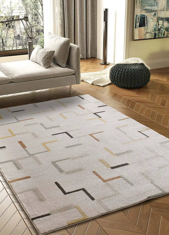 ALFOMBRA DOMUS 32375 DE ESTILO GEOMÉTRICO EN MULTICOLOR - Alfombras - El Workshop-150 x 80 x 0.9 cm